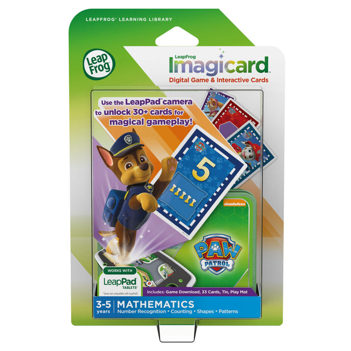 Leap Frog LeapPad Imagicards PAW Patrol Mathematics Digital Game