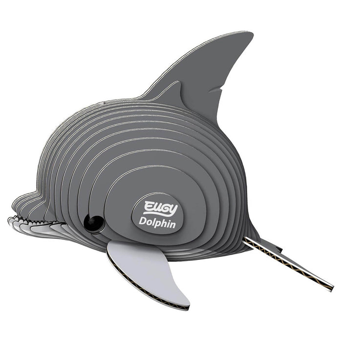 EUGY Dolphin 3D Cardboard Model Kit