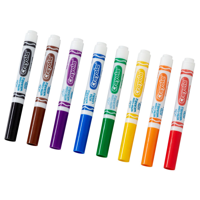 Crayola Ultra-Clean Washable Broad Line Markers (8 Pack)