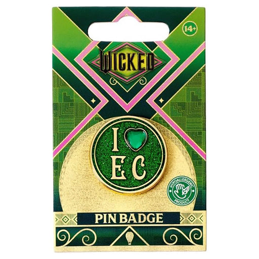 Wicked: I Love Emerald City Pin Badge