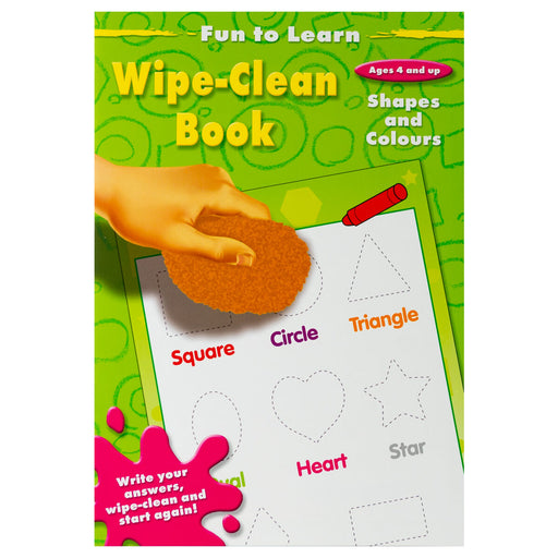 Fun To Learn Shapes & Colours Wipe-Clean Book 