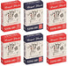 Royal Flush Linen Finish Premium Playing Cards (6 Decks, 3 Red & 3 Blue)