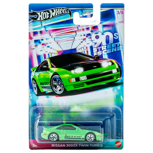 Hot Wheels 90's Street Scene Nissan 300ZX Twin Turbo 1:64 Car (3/5)