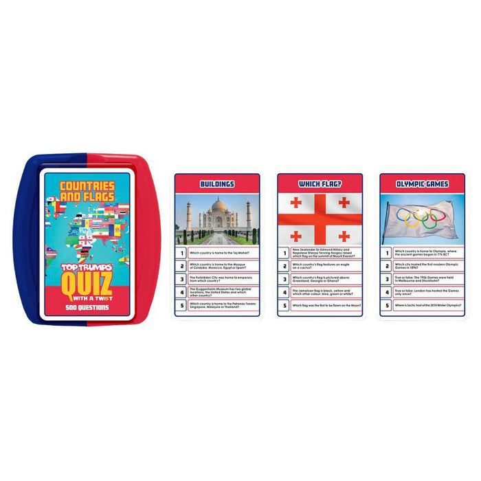 Countries and Flags Top Trumps Quiz Card Game