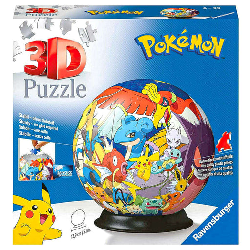  Ravensburger Pokémon Ball 72 Piece 3D Puzzle