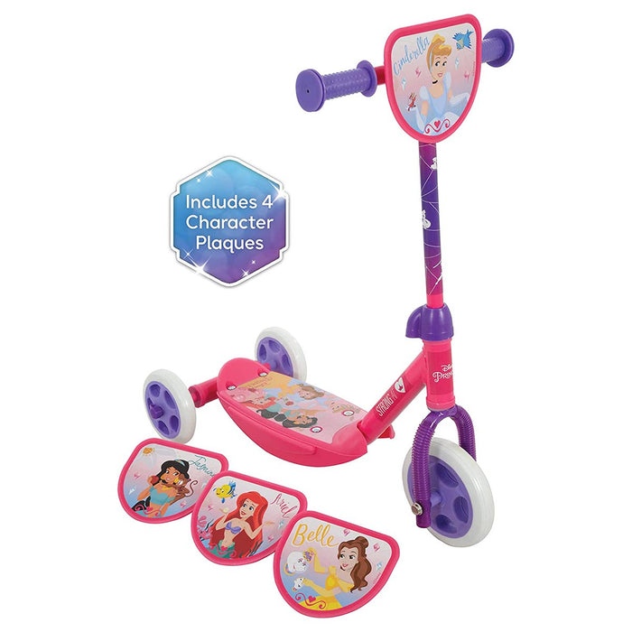 Disney Princess Switch It Tri-Scooter with 4 Character Plaques