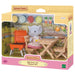 Sylvanian Families BBQ Picnic Set - Elephant Girl Playset