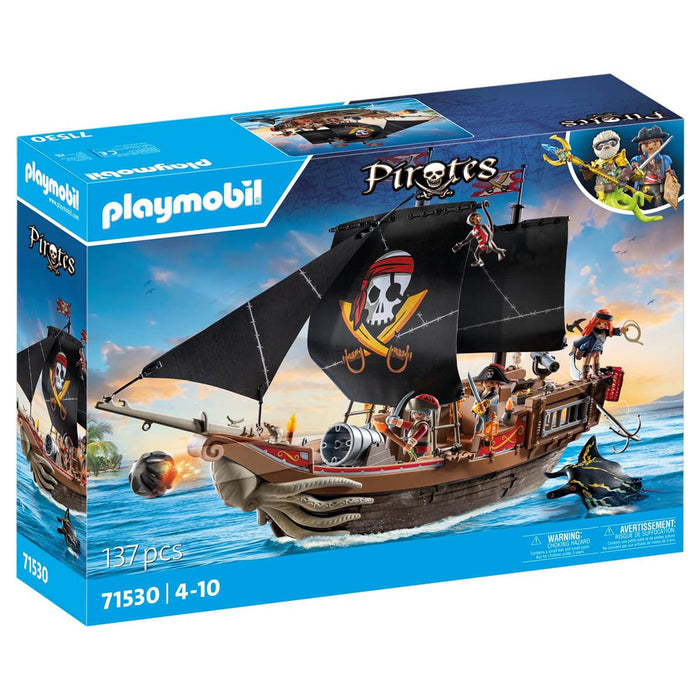 Playmobil Pirates Large Pirate Ship Playset Booghe