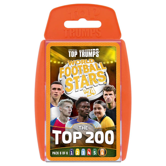 World Football Stars '24 Top 200 Top Trumps Card Game (Pack 6 of 6)