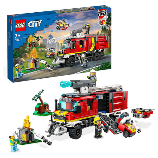 LEGO City 60374 Fire Command Truck Building Set
