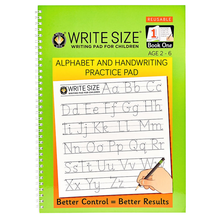 Write Size Alphabet and Handwriting Practice Pad Book 1