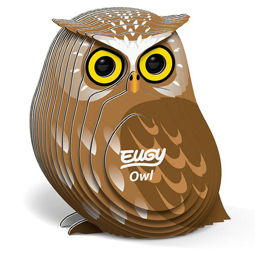 EUGY Owl 3D Cardboard Model Kit