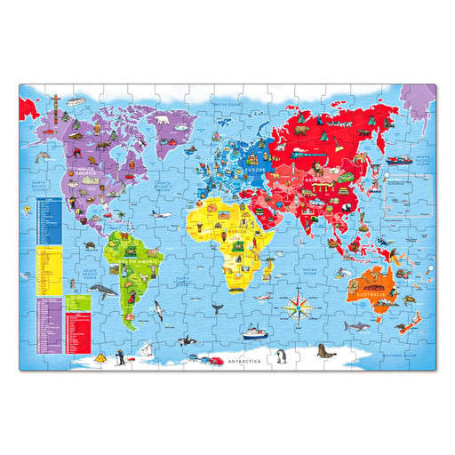 Orchard Toys Map of the World Jigsaw Puzzle & Giant Poster