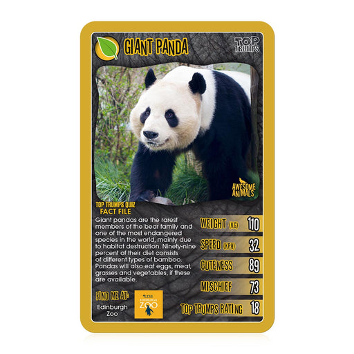 Awesome Animals Top Trumps Classics Card Game