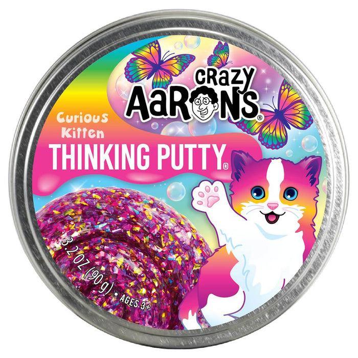  Crazy Aaron’s Curious Kitten Thinking Putty