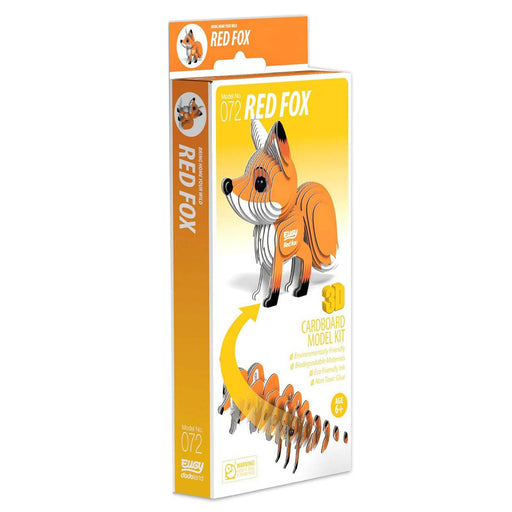 EUGY Red Fox 3D Cardboard Model Kit