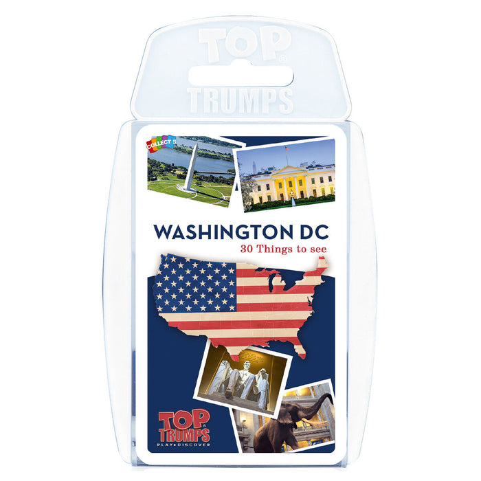 Washington DC Top Trumps Card Game 