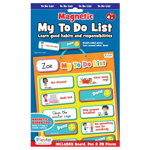 Fiesta Crafts Magnetic My To Do List Set