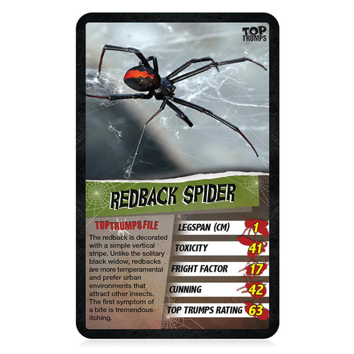 Spiders Top Trumps Classics Card Game