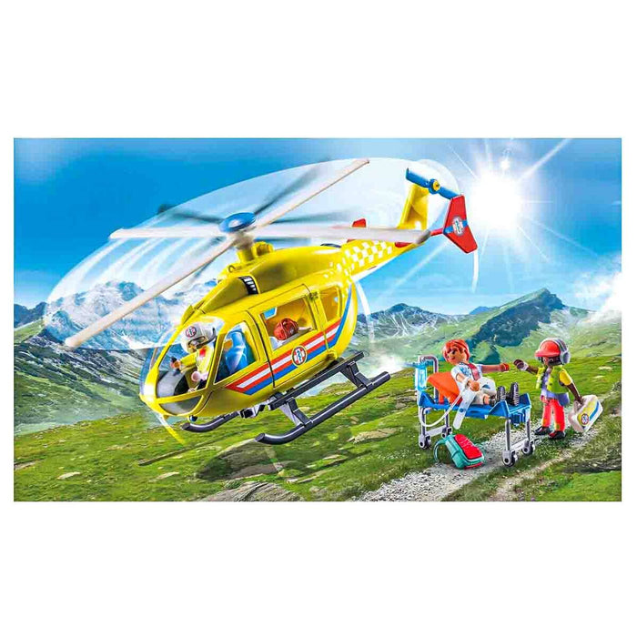  Playmobil Emergency Medical Helicopter Playset : Toys