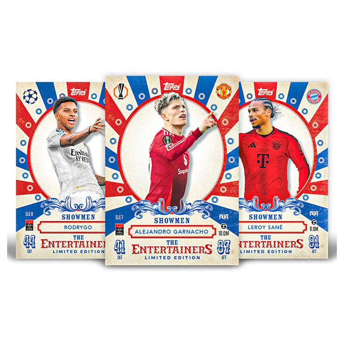 Topps Match Attax UEFA 2024/25 Trading Cards Booster Tin: The Entertainers: Showmen