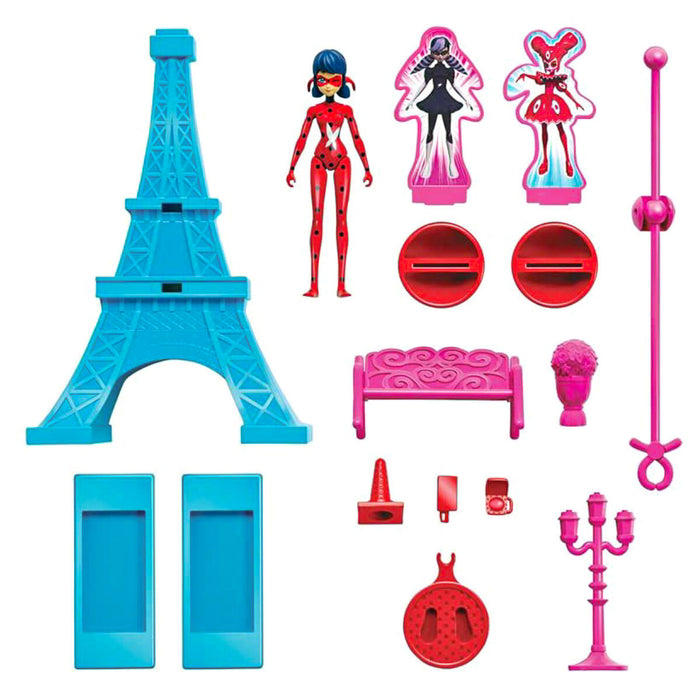 Miraculous Eiffel Tower Action Set