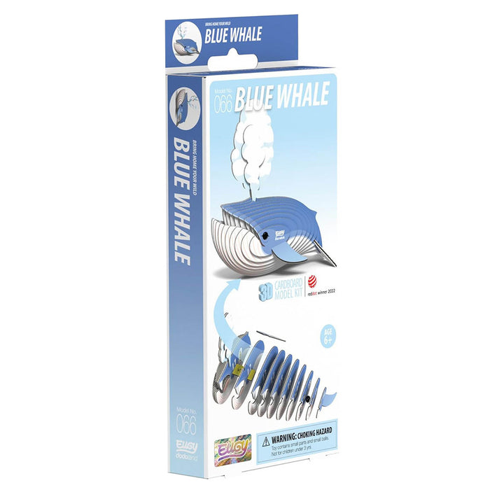 EUGY Blue Whale 3D Cardboard Model Kit