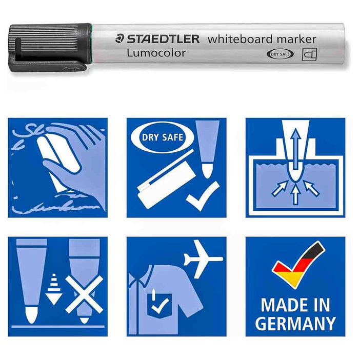 Staedtler Lumocolor Whiteboard Markers (4 Pack)