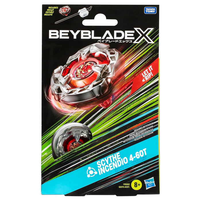 Beyblade X Scythe Incendio 4-60T Balance Type Starter Pack