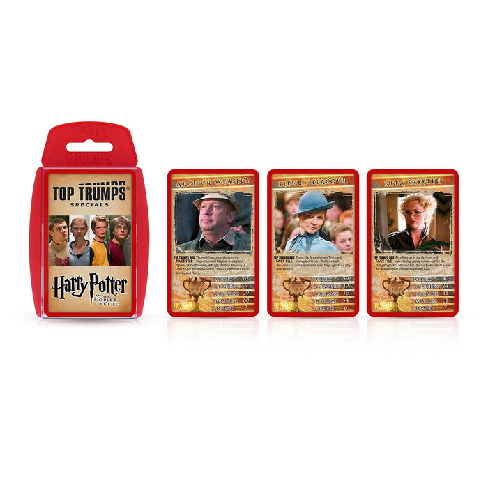 Harry Potter And The Goblet Of Fire Top Trumps Specials Card Game