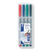 Staedtler Lumocolor Non-Permanent Universal Broad Line Pens Pack of 4