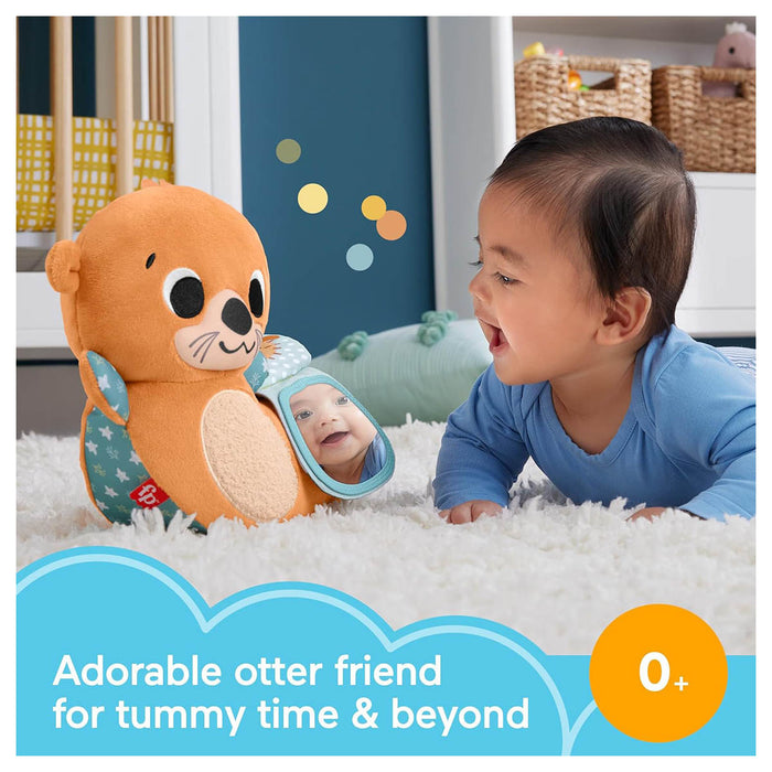 Fisher-Price 2-in-1 Rockin’ Tummy Time Otter Soft Toy