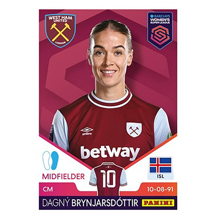 Panini Barclays Women's Super League 2024/25 Official Sticker Collection Pack