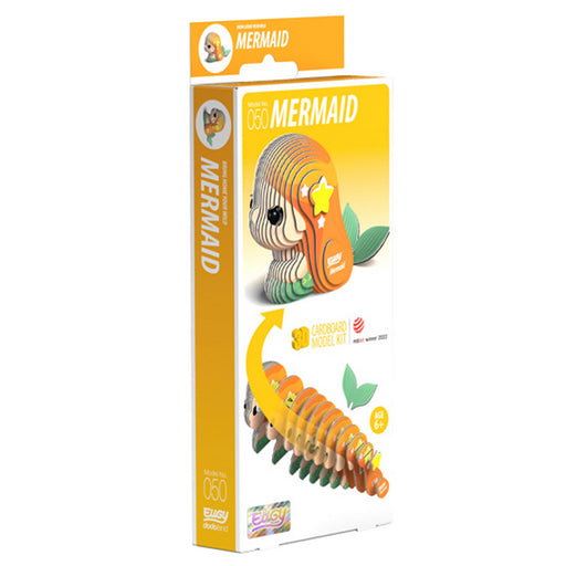 EUGY Mermaid 3D Cardboard Model Kit