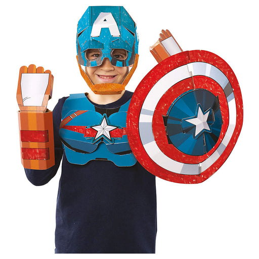 Marvel Avengers Captain America Assemble and Paint Suit