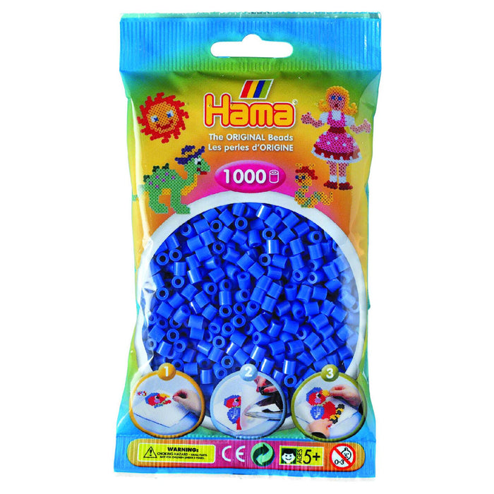 Hama Light Blue Midi Beads (1000 Pack)