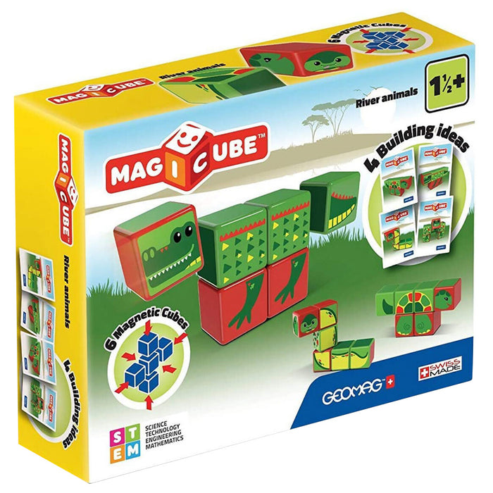  Geomag Magicube River Animals Set