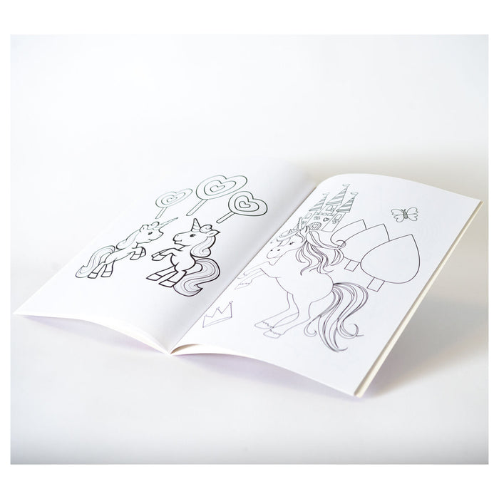 Unicorns Colouring Book Purple