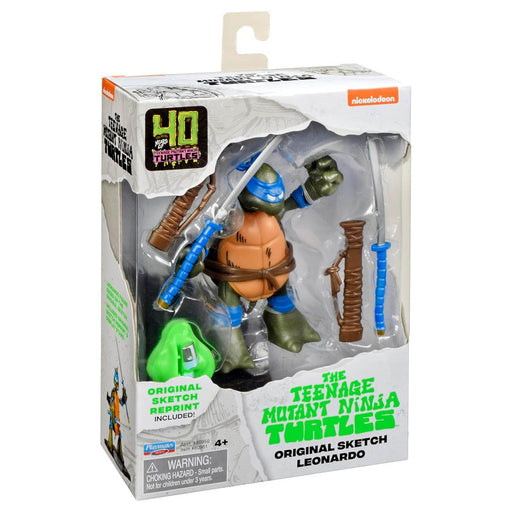 The Teenage Mutant Ninja Turtles Original Sketch Leonardo 40th Anniversary Figure