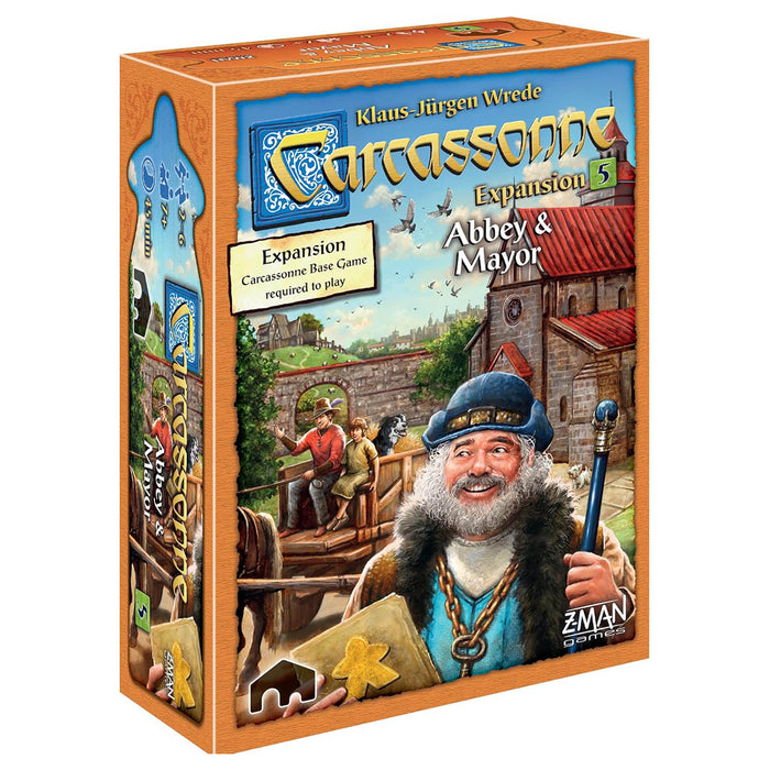 Carcassonne: Abbey & Mayor Expansion 5 Game