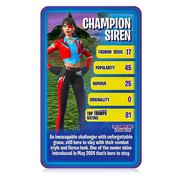 The Independent and Unofficial Guide to Fortnite V2 Top Trumps Specials Card Game