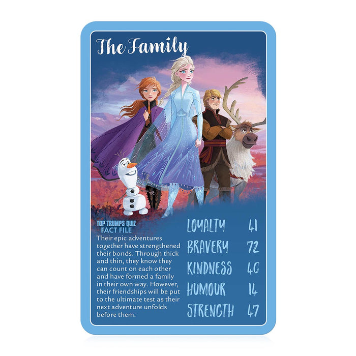 Disney Frozen II Top Trumps Specials Card Game