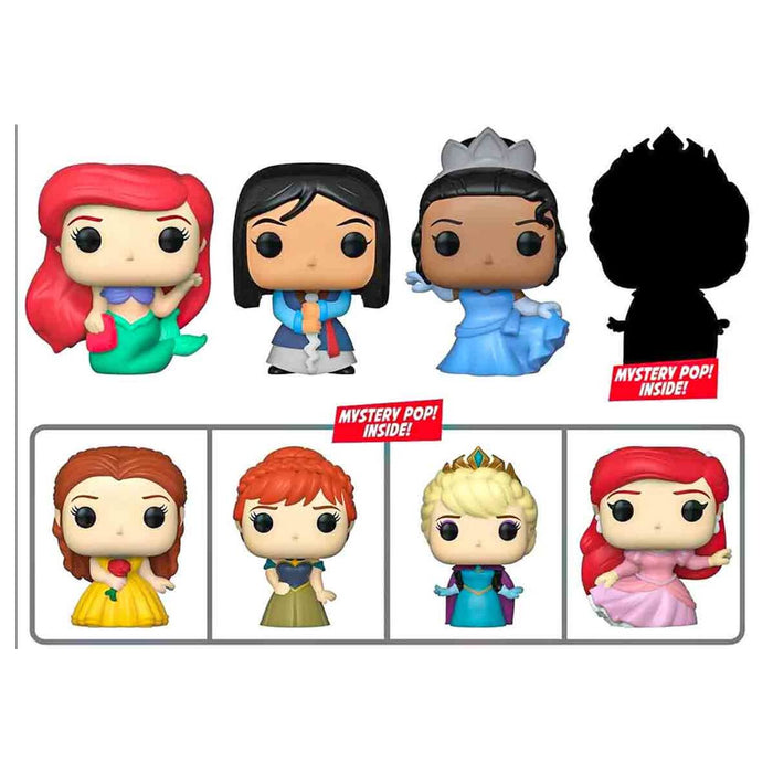 Funko Bitty Pop! Disney Princess Mini Figures Series 1 (4 Pack)