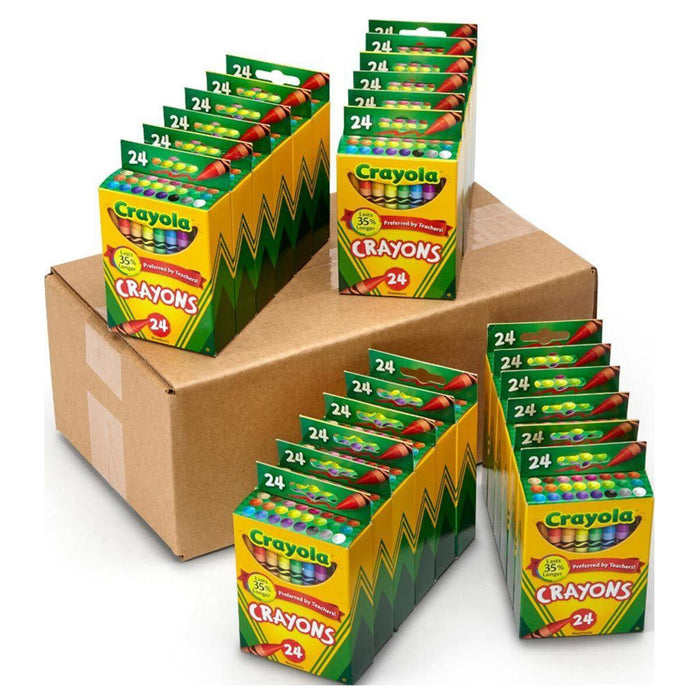 Crayola Wax Crayons (24 packs of 24)