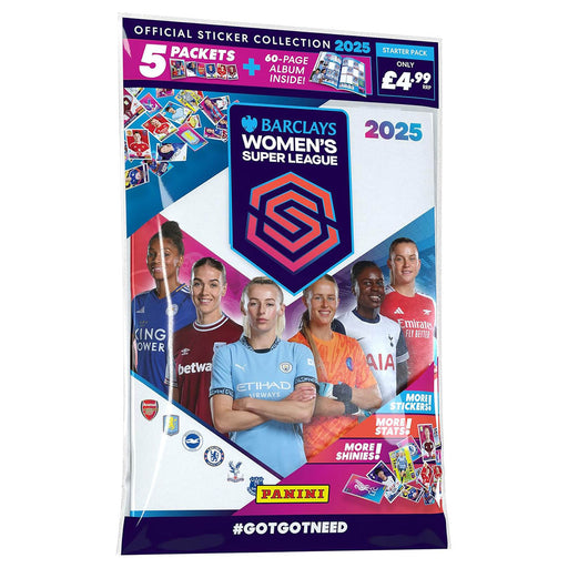 Panini Barclays Women's Super League 2024/25 Official Sticker Collection Starter Pack