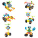 Kid K'nex Zoomin' Buddies 48 Piece Building Set