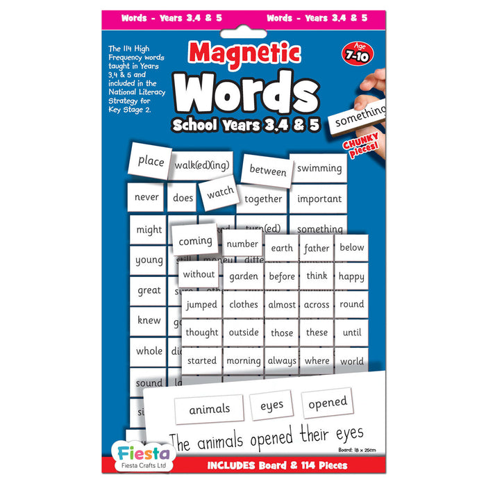 Fiesta Crafts Magnetic Words School Years 3,4 & 5 Set