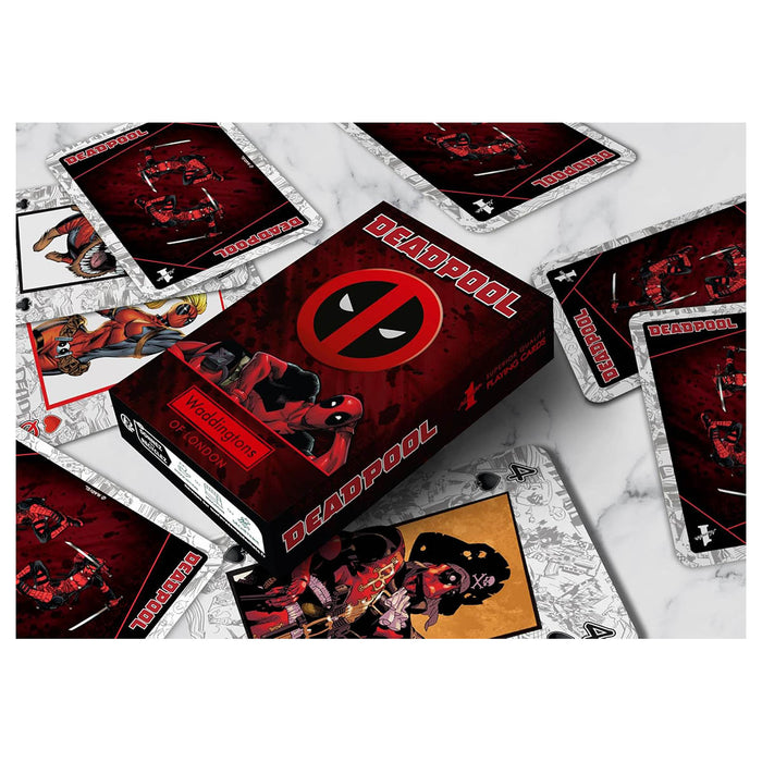 Deadpool Waddingtons Number 1 Playing Cards