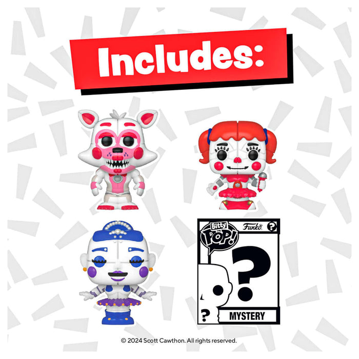 Funko Bitty Pop! Five Nights At Freddy's Mini Figures Series 1 (4 Pack)