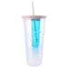 Wicked: Holographic Beaker with Straw and Lid